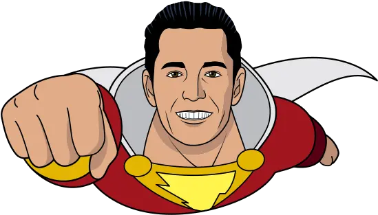 Shazam Flying Cartoon Png Superman Flying Png