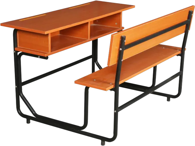 Download 2 Person Student Plastic School Desk And Chair School Desk Image Png School Chair Png