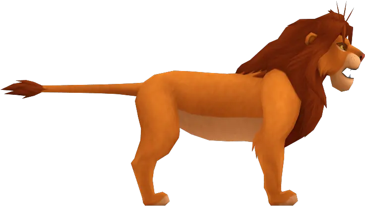 Playstation 2 Kingdom Hearts 2 Simba Adult The Simba Lion King Kingdom Hearts Png Simba Png