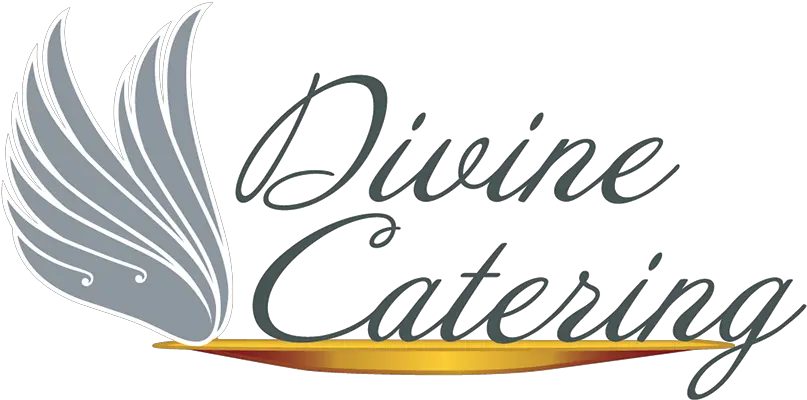 Divine Catering Logo Design Calligraphy Png Catering Logos