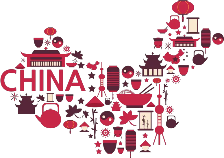 Symbols Of China China Map Png Image Purepng Free China Map Png China Png