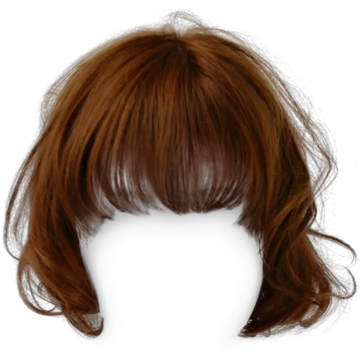 Wig Png Image Purepng Free Transparent Cc0 Png Image Library Brown Bangs Hair Png Brown Hair Png