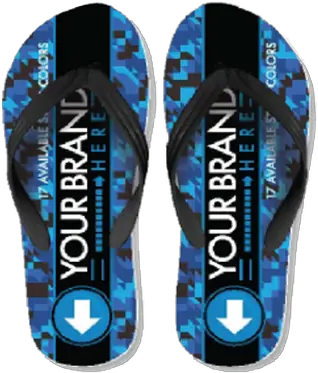 Custom Logo Flip Flops And Slides Png Flop