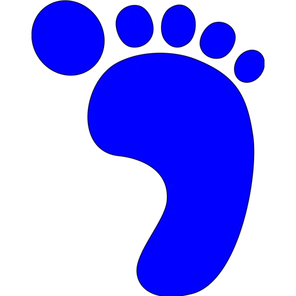 Download Baby Feet Clip Art The Cliparts Foot Print Png Right Foot Print Blue Foot Print Png