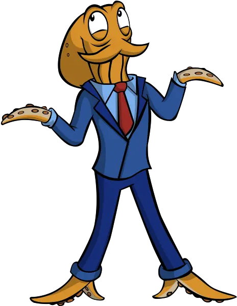 Death Battle Bot Octodad Drawing Png Bonzi Buddy Png