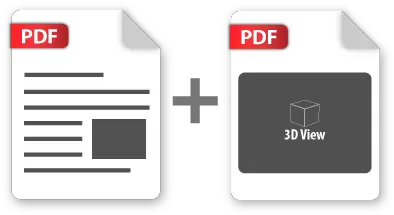 3d Pdf Exporter For 3ds Max Vertical Png 3d Pdf Icon