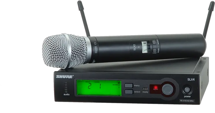 Slx Wireless Systems Microphone Png Radio Mic Png
