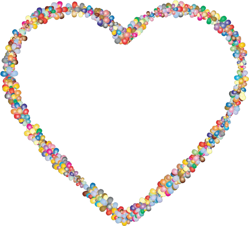 Png Clipart Heart Balloons Png Colorful Bead Icon