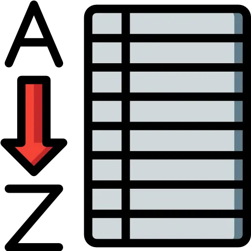 Free Icon Tabela De Preços Editável Png Sort Order Icon