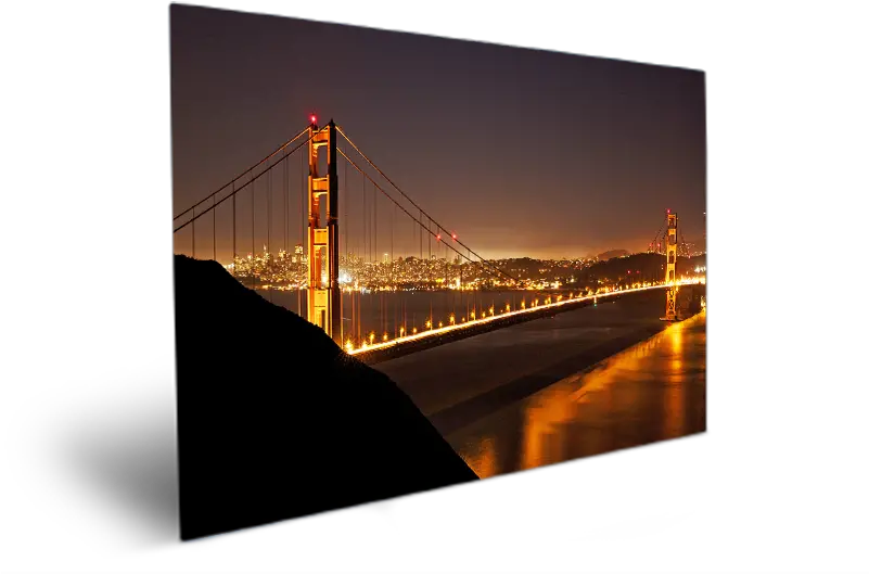 Night Look Golden Gate Bridge Selfanchored Suspension Golden Gate Bridge Png Golden Gate Bridge Png