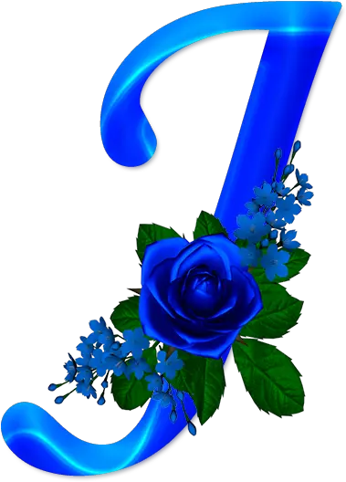 Alfabeto Decorativo Rosas Png Decorative Letters Name Blue Roses Png Rosas Png