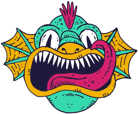 Transparent Png Svg Vector File Monster Face Illustration Monster Mouth Png