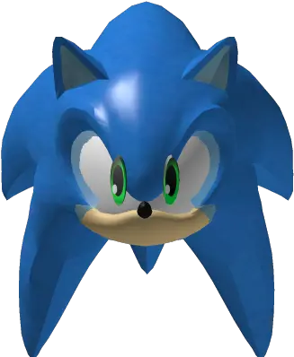 Sonic 2006 Wearable Head Sonic The Hedgehog Roblox Model 2006 Png Sonic Head Png