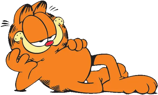 Garfield Lying Down Transparent Png Garfield Laying Down Garfield Png