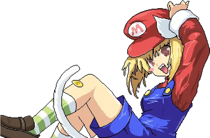 Mario Clipart Pixelated Picture 1609547 Mario Female Fan Art Png Pixel Mario Transparent