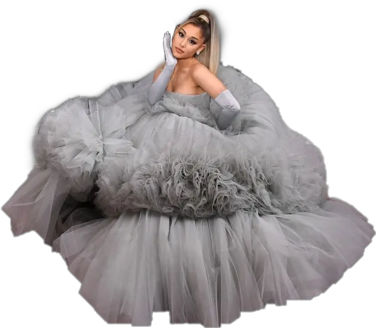 Ariana Grande Grammy Grammys Sticker By 7 Ariana Grande Huge Dress Png Ariana Grande Transparent