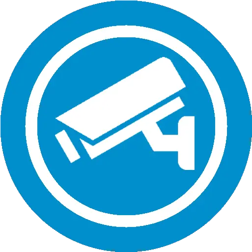 Video Surveillance Camera Icon For Kids Blue Cctv Icon Png Video Surveillance Camera Icon