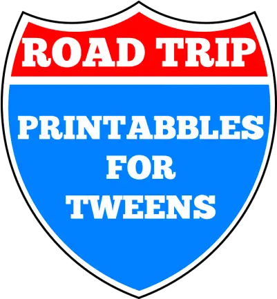 Road Trip Printables For Tweens Between Us Parents Road Trip Print Outs Png Road Trip Logo