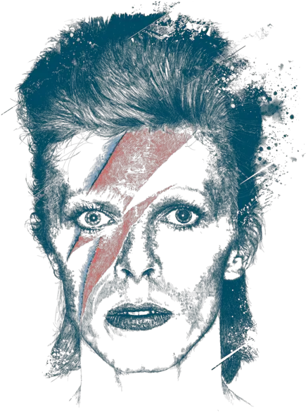 David Bowie Shower Curtain For Sale David Bowie T Shirt Baby Png David Bowie Transparent