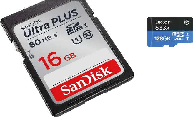 Difference Between Sd And Microsd Cards Sandisk Png Sd Card Png