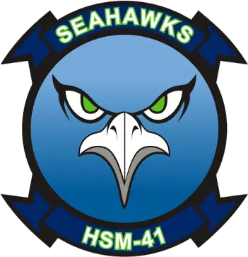 Helicopter Maritime Strike Squadron 41 Hsm 41 Seahawks Us Hsm 41 Seahawks Png Seahawks Png