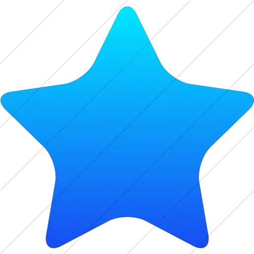 Iconsetc Simple Ios Blue Gradient Raphael Star Solid Interests Star Icon Cv Png Rounded Star Png