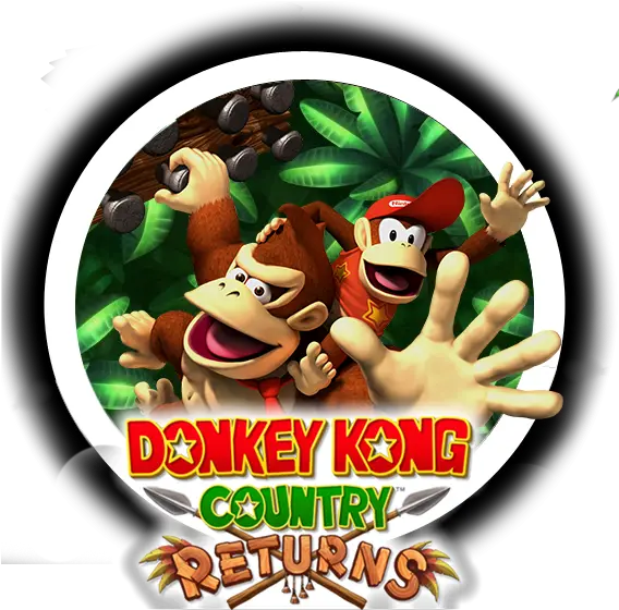 Donkey Kong Country Png 567 X 564 12 0 0 Wii Donkey Kong Donkey Kong Country Returns Wii Cd Diddy Kong Png