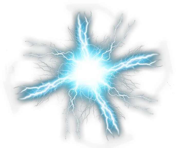 Transparent Realistic Lightning Png