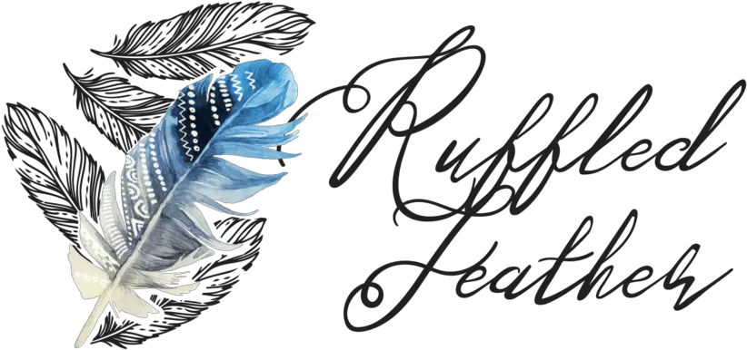 Ruffled Feather Australian Wine Calligraphy Png Feather Logo