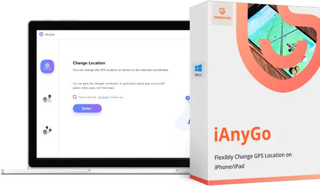 Officialtenorshare Ianygo Change Gps Location On Iphone Vertical Png Location Icon Iphone