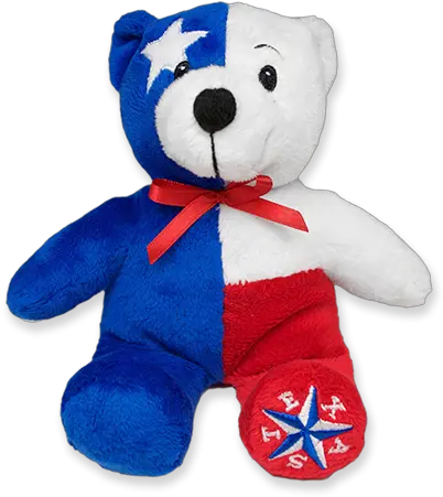 Texas Flag Bear Teddy Bear Png Texas Flag Png