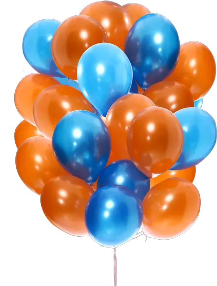 Midnight Summer Orange And Blue Balloons Png Up Balloons Png