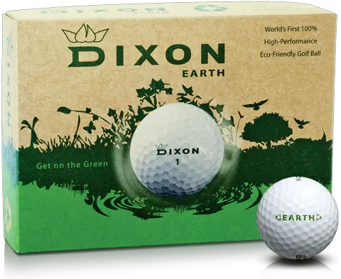 Dixon Earth Golf Balls Wfree Personal Logo Transparent PNG