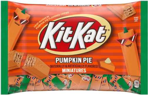 We Tried Kit Katu0027s Seasonal Pumpkin Pie Flavor Hereu0027s What Raspberry Creme Kit Kat Png Kitkat Png