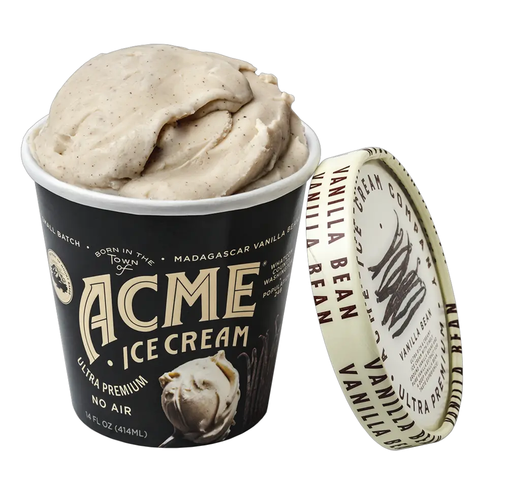 Vanilla Bean Acme Ultra Premium Ice Gelato Png Vanilla Bean Png