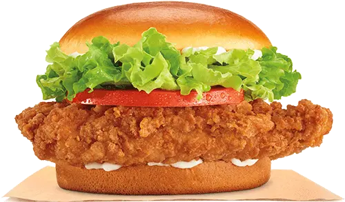 Crispy Chicken Sandwich Burger King Burger King Chicken Sandwich Png Burger King Png