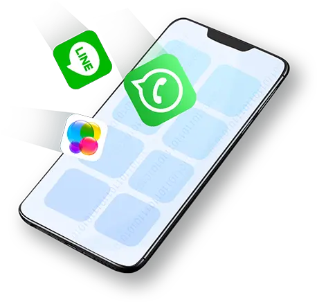 Anytrans Features Download And Manage Iphoneipad Apps Whatsapp Png Iphone Sms App Icon