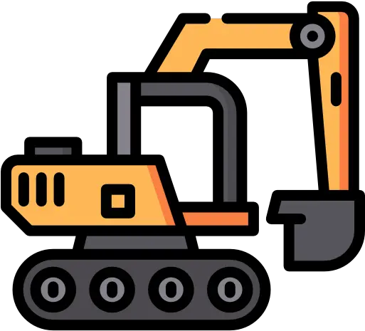 Excavator Free Transport Icons Horizontal Png Digger Icon