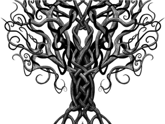 Download Hd Celtic Knot Tattoos Png Yggdrasil Tattoo Tattoo Png Transparent