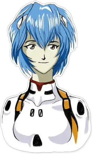 Evangelionu201d Stickers Set For Telegram For Women Png Rei Ayanami Icon