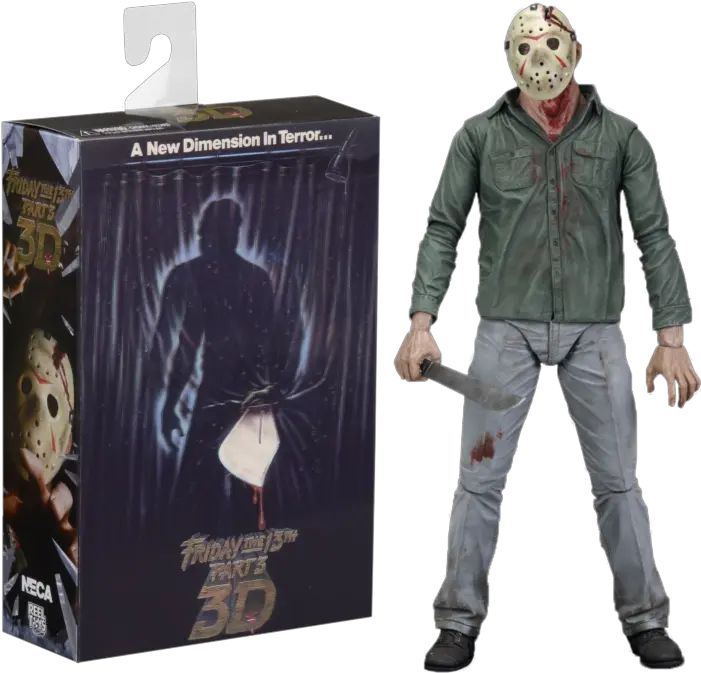 Neca Friday The 13th Part 3 Jason 7 Jason 3d Neca Png Jason Voorhees Icon