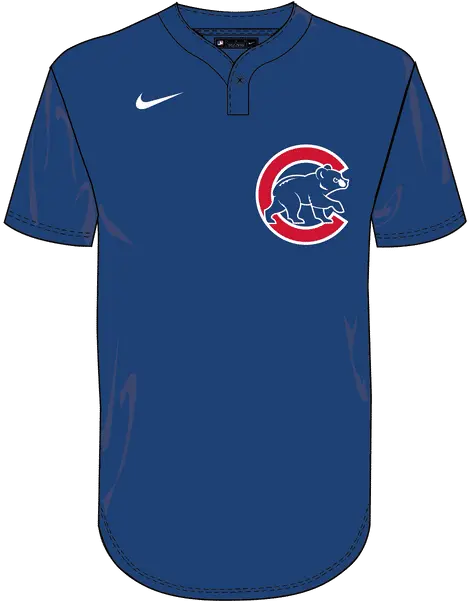 Nike Mlb Adultyouth Dri Fit 1button Pullover Jersey N383 Ny83 Chicago Cubs Short Sleeve Png Chicago Cubs Buddy Icon
