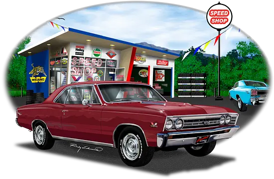 1967 Chevelle Ss Burgundy Muscle Car Art Puzzle For Sale By Blue Car Black Vinyl Roof Png Muscle Car Icon