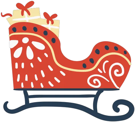 Side View Santa Sleigh Transparent Png U0026 Svg Vector File Side View Of A Sleigh Santa Sleigh Transparent