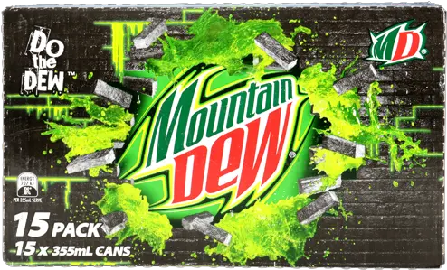 Mountain Dew Soft Drink Cans 15pk Drinks I Shop New World Mountain Dew Litre Png Mountain Dew Logo Png