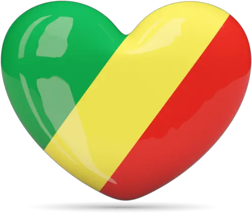 Heart Icon Illustration Of Flag Republic The Congo Republic Of Congo Flag Heart Png Love Heart Icon