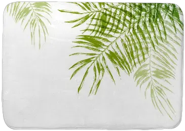 Hand Drawn Palm Tree Leaves Bath Mat U2022 Pixers We Live To Change Background Png Palm Tree Leaves Png