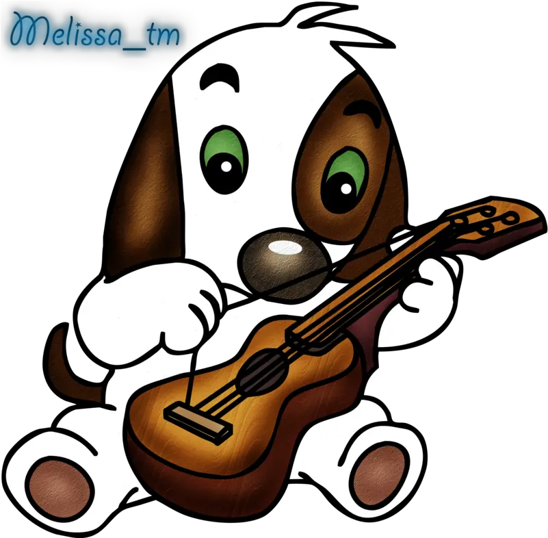 Guitar Pictures Clip Art Clipartsco Cute Dog Playing Guitar Draw Png Guitar Clipart Png