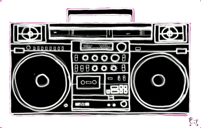 Boombox Stickers For Android Ios Ghettoblaster Gif Png Boombox Transparent