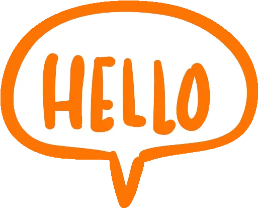 Hello Speechbubblehandmadechattingsymbol In Other Words Png Word Bubble Transparent